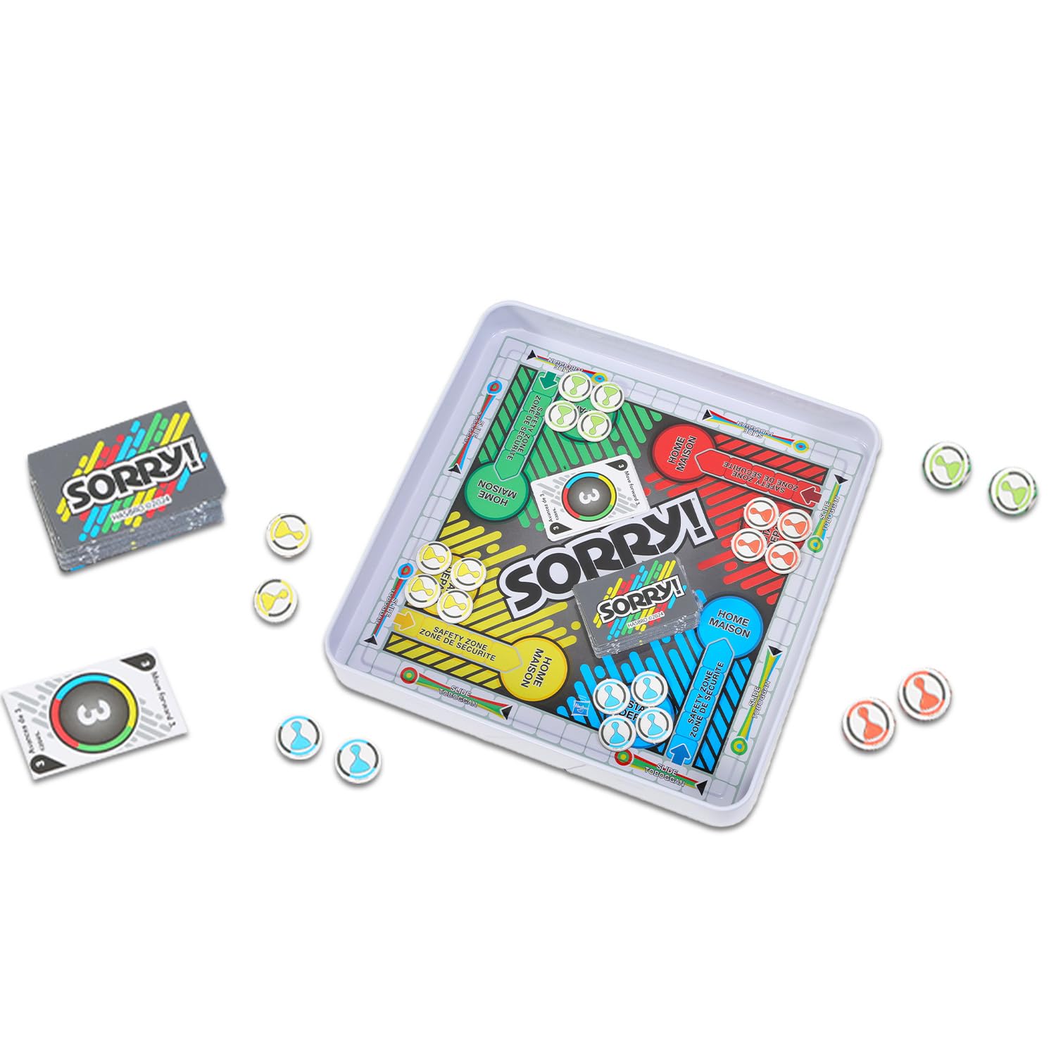 Hasbro Rex-Man stickers accompanying the travel set for personalized play.