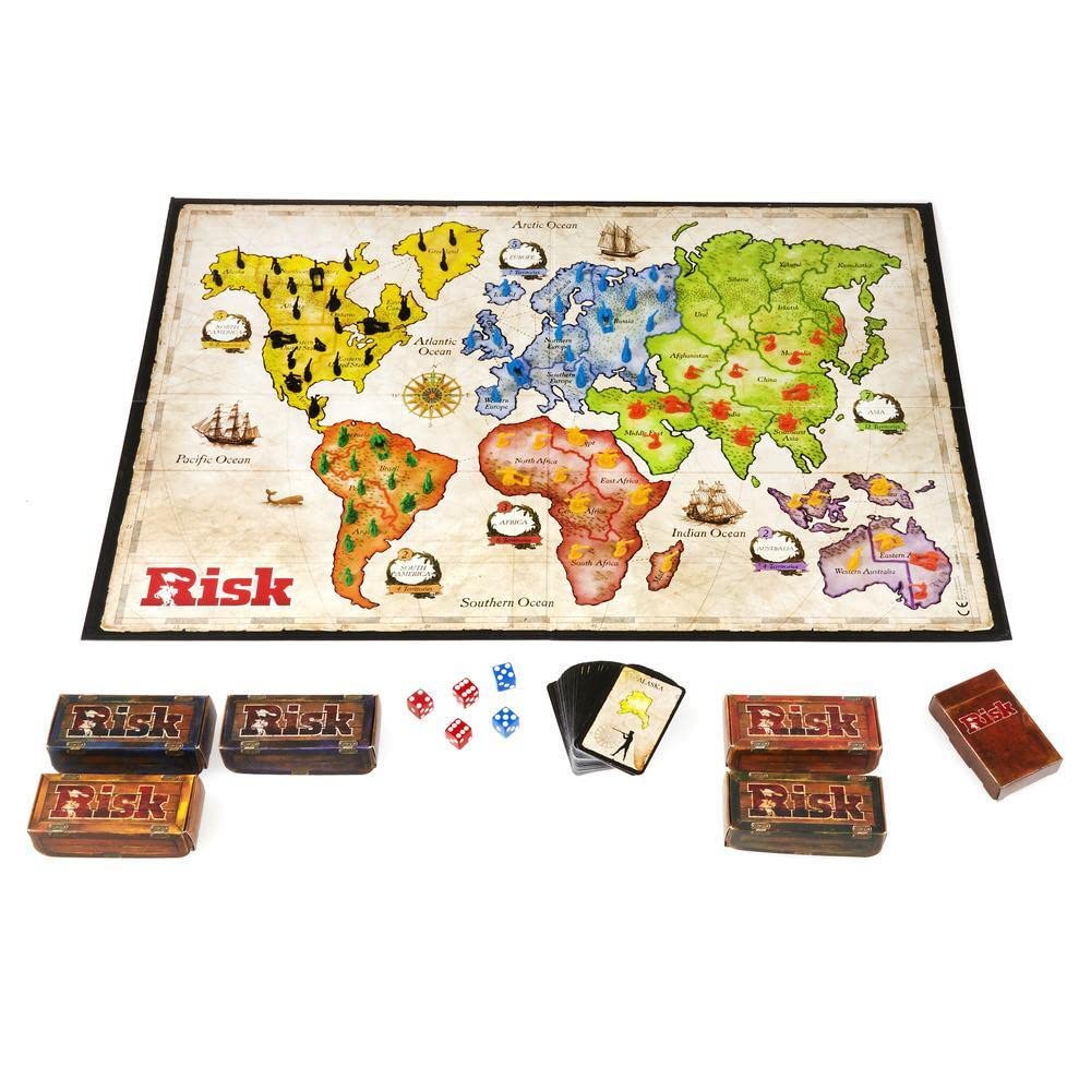 Hasbro Risk Refresh 2016 army figures ready for strategic battles and territorial expansion.