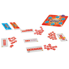 Hasbro Scrabble Frenzy power-up cards boosting excitement and twists during play.