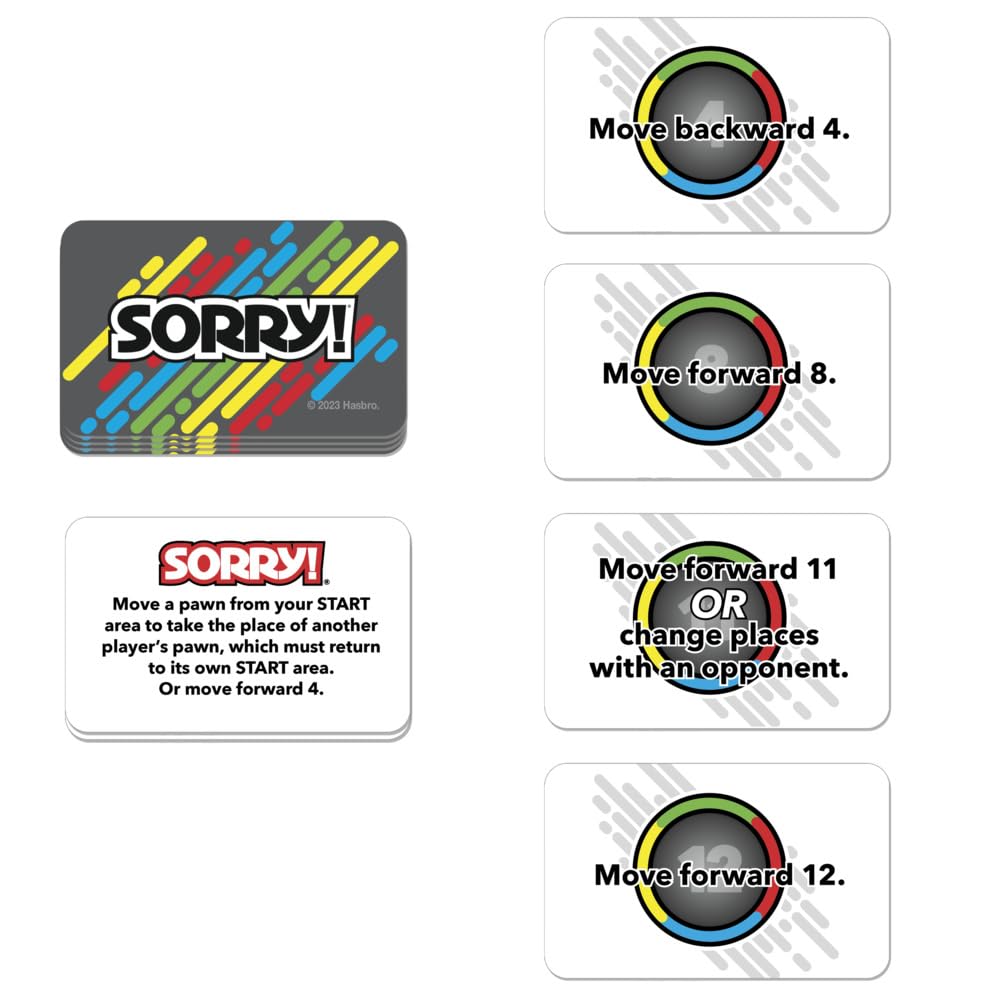 Gift-ready packaging for birthdays and holidays with Hasbro Sorry! Grab and Go.