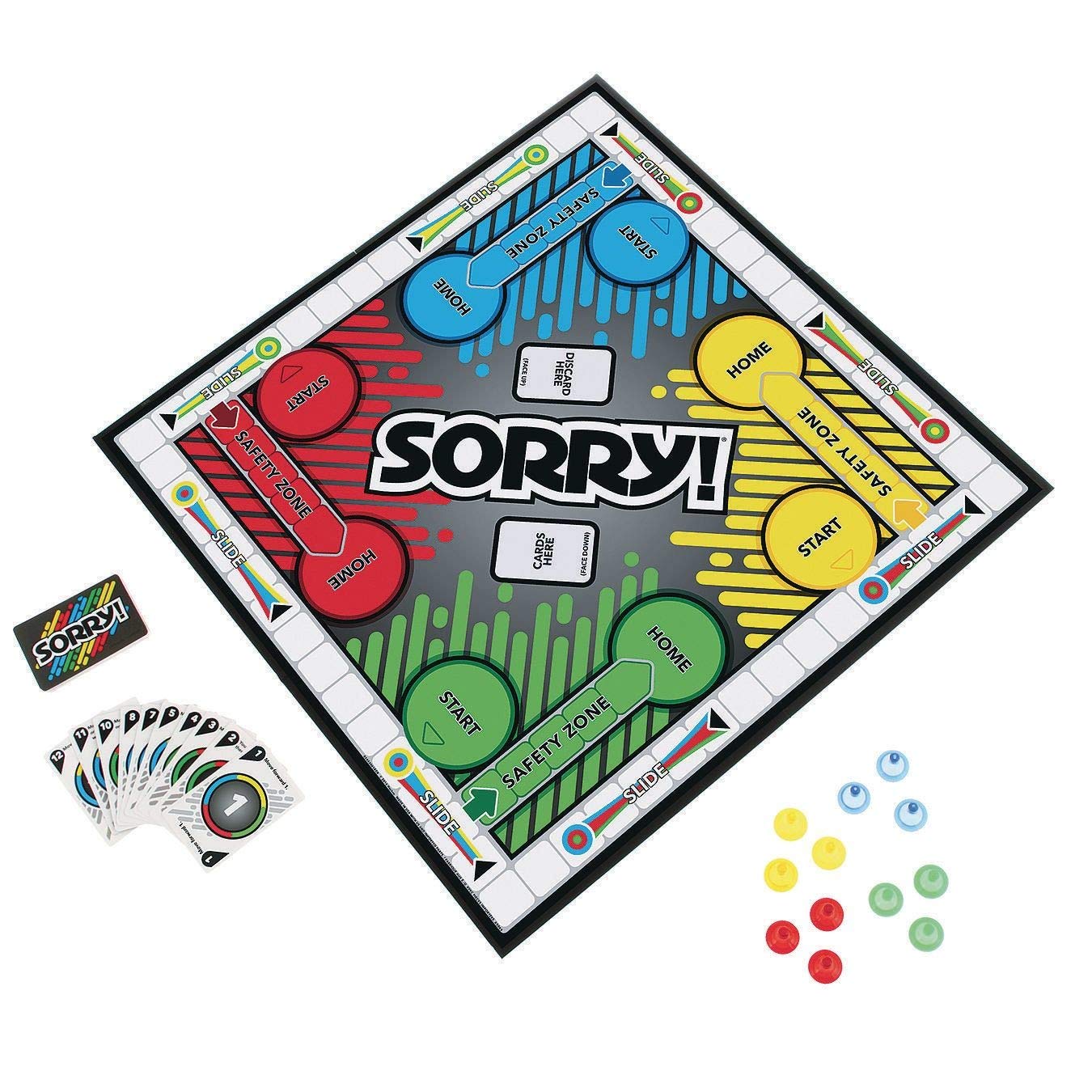 Hasbro Sorry power up tokens and cards unlock fun twists during play