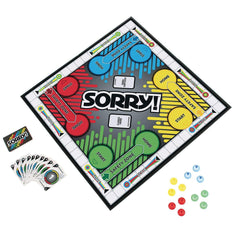 Hasbro Sorry power up tokens and cards unlock fun twists during play