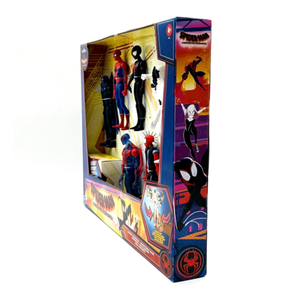 Hasbro Spider-Man 2099 6-inch figure with articulated limbs for futuristic skirmishes.