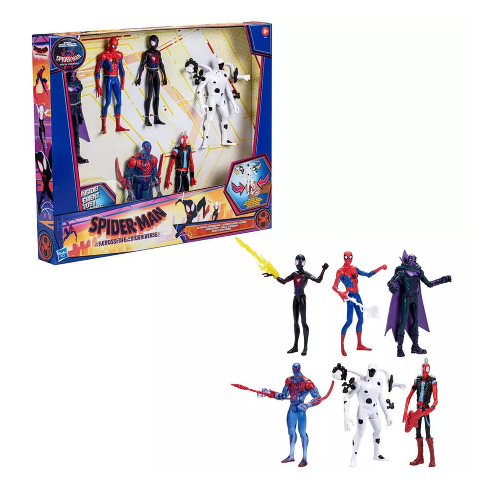 Hasbro Spider-Punk figure with flexible articulation for high-energy battles.