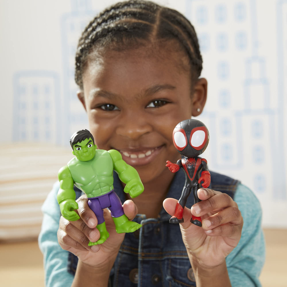 Hasbro 4-inch scale figures sized for small hands for comfortable grip.