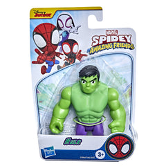 Hasbro Spidey and His Amazing Friends Hulk figure in active play.