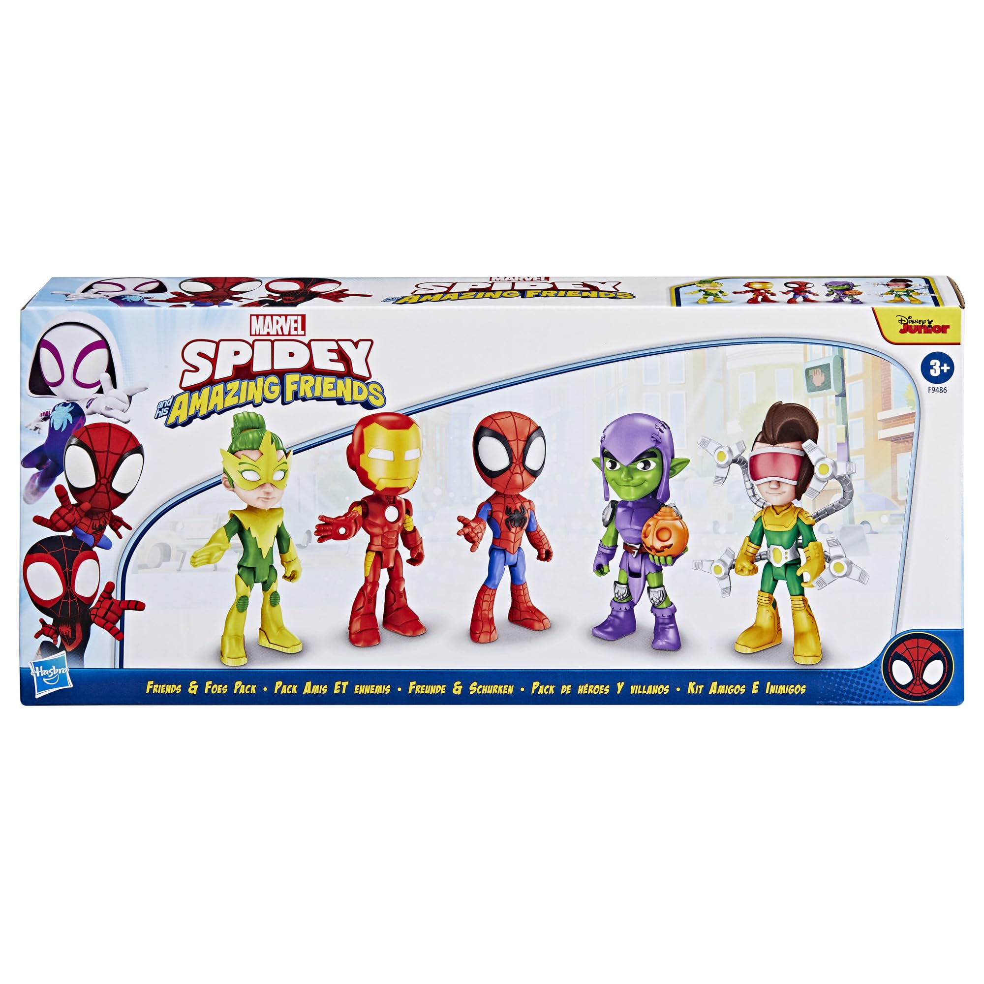 Hasbro Iron Man figure ready for imaginative play and adventures.