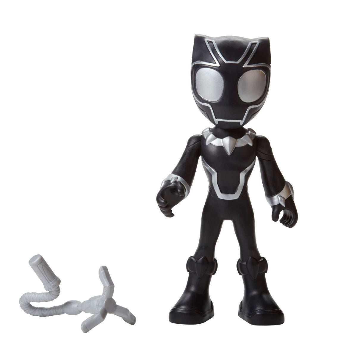 Hasbro Spidey and His Amazing Friends Black Panther 9-inch figure ready for imaginative play.