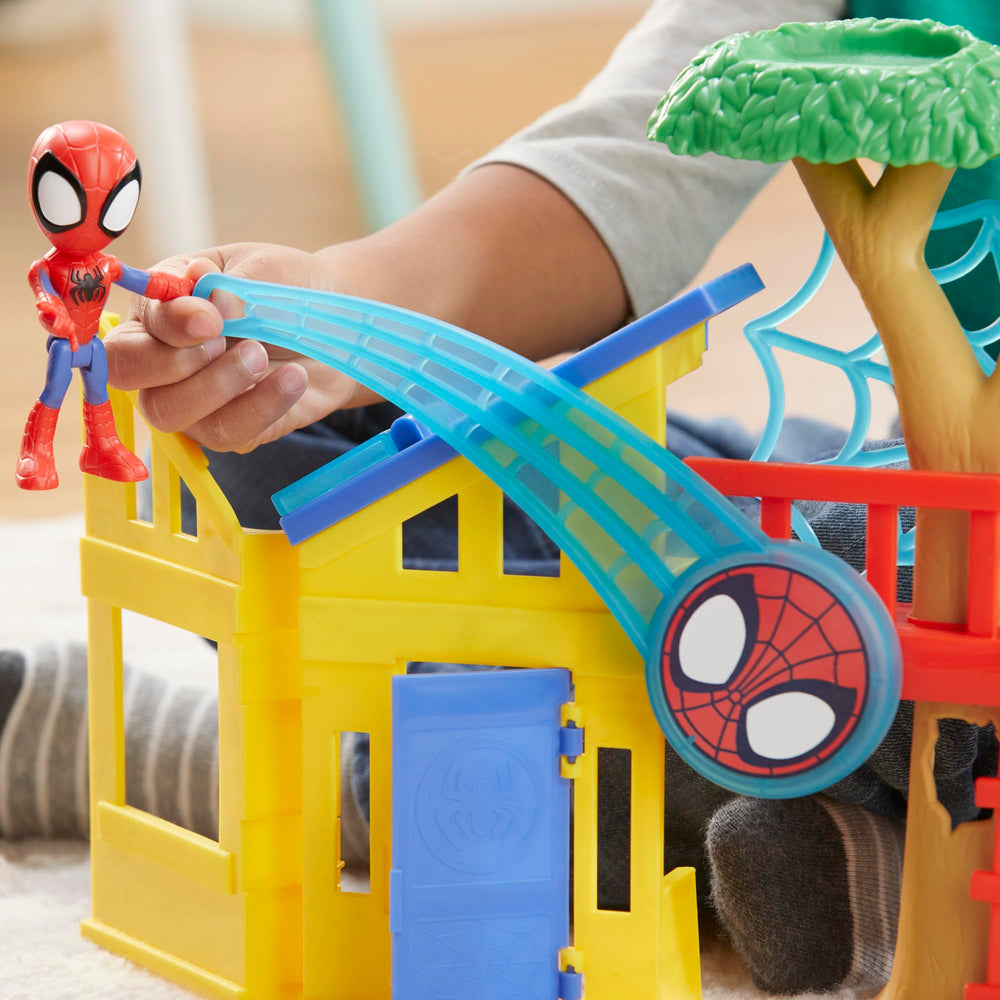 Hasbro Spidey Playground slide — smooth climb and descent fun