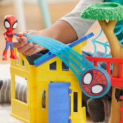 Hasbro Spidey Playground slide — smooth climb and descent fun