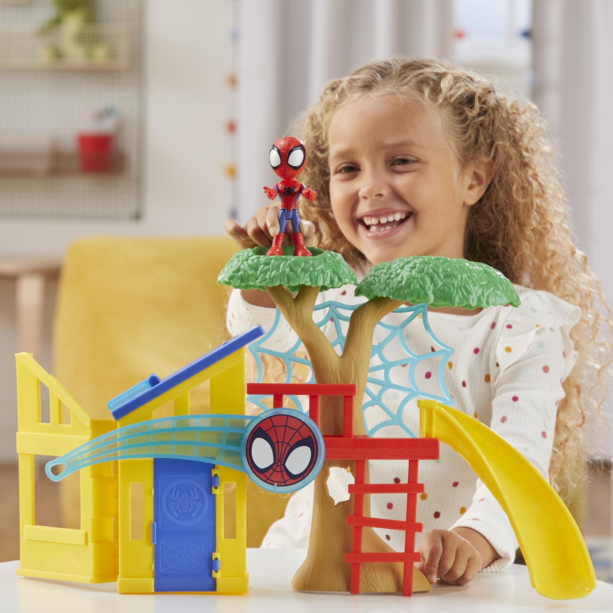 Hasbro Spidey Playground tree platforms — elevated play for dramatic adventures