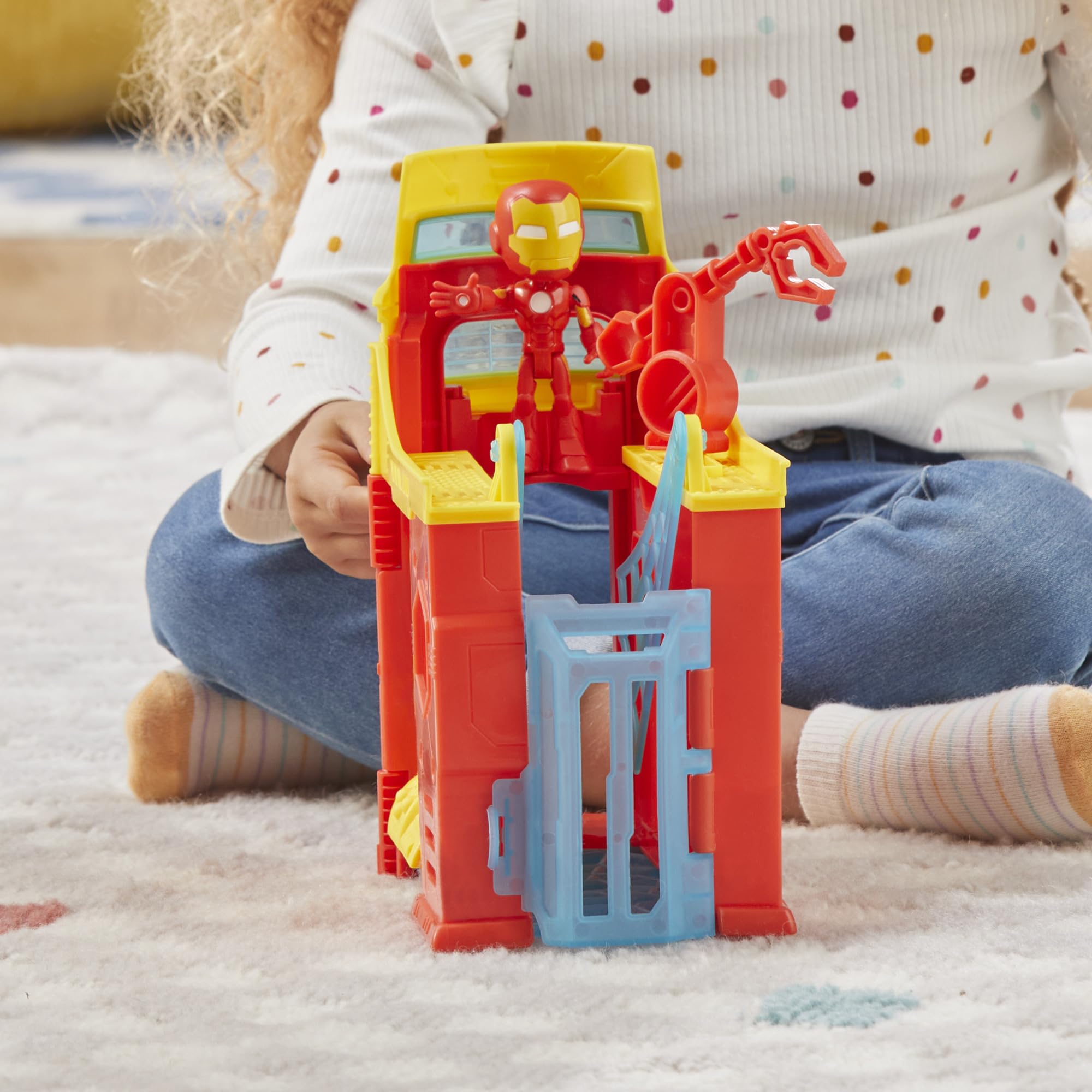 Hasbro Spidey Stark Tower Dock-Ock door adds surprise.