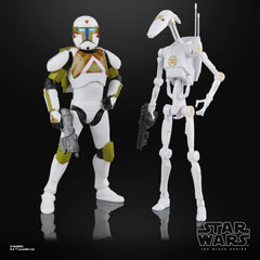 Hasbro Star Wars Black Series battle droid accessories for battle-ready scenes.