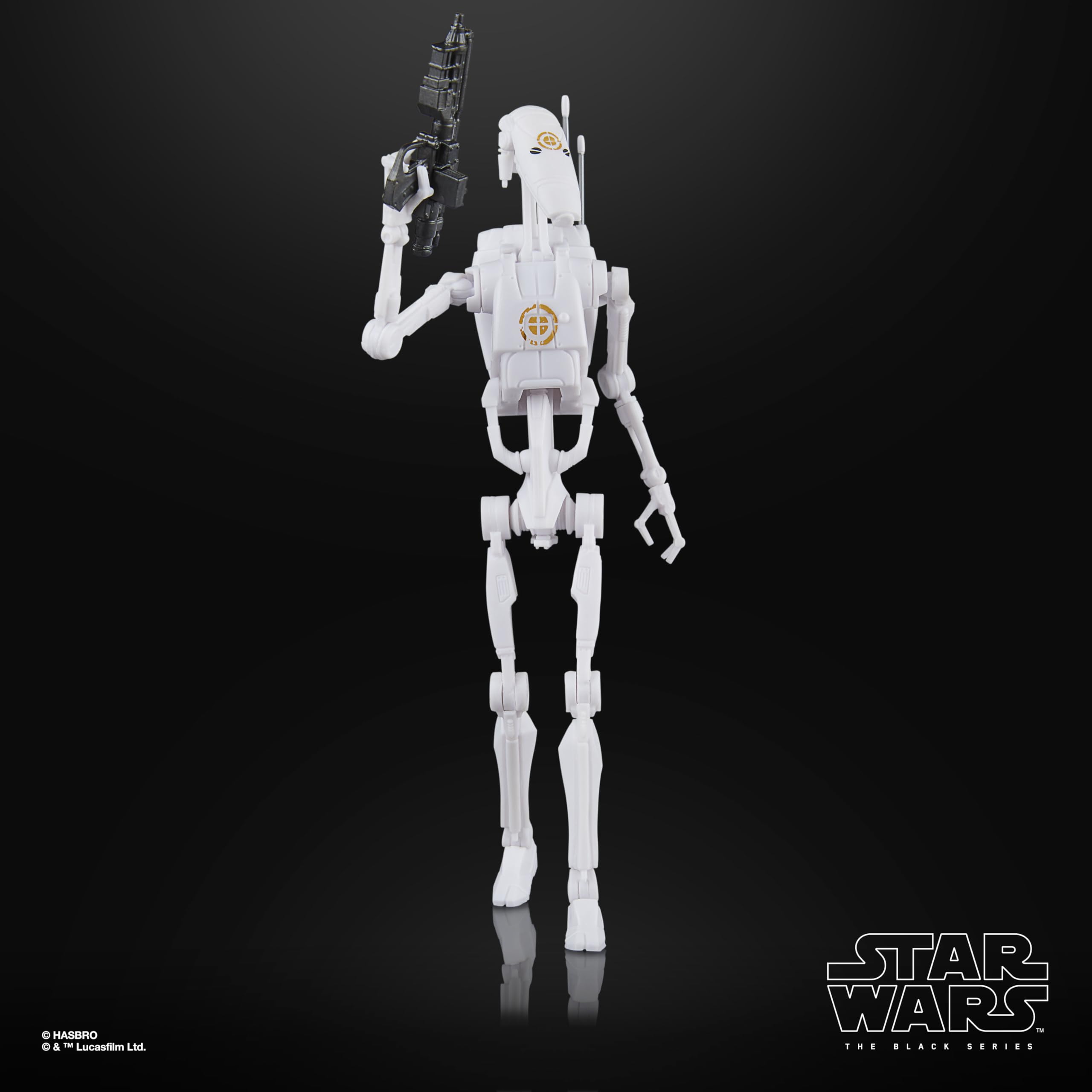Hasbro Star Wars Black Series clone commando accessory set enhances posing options.