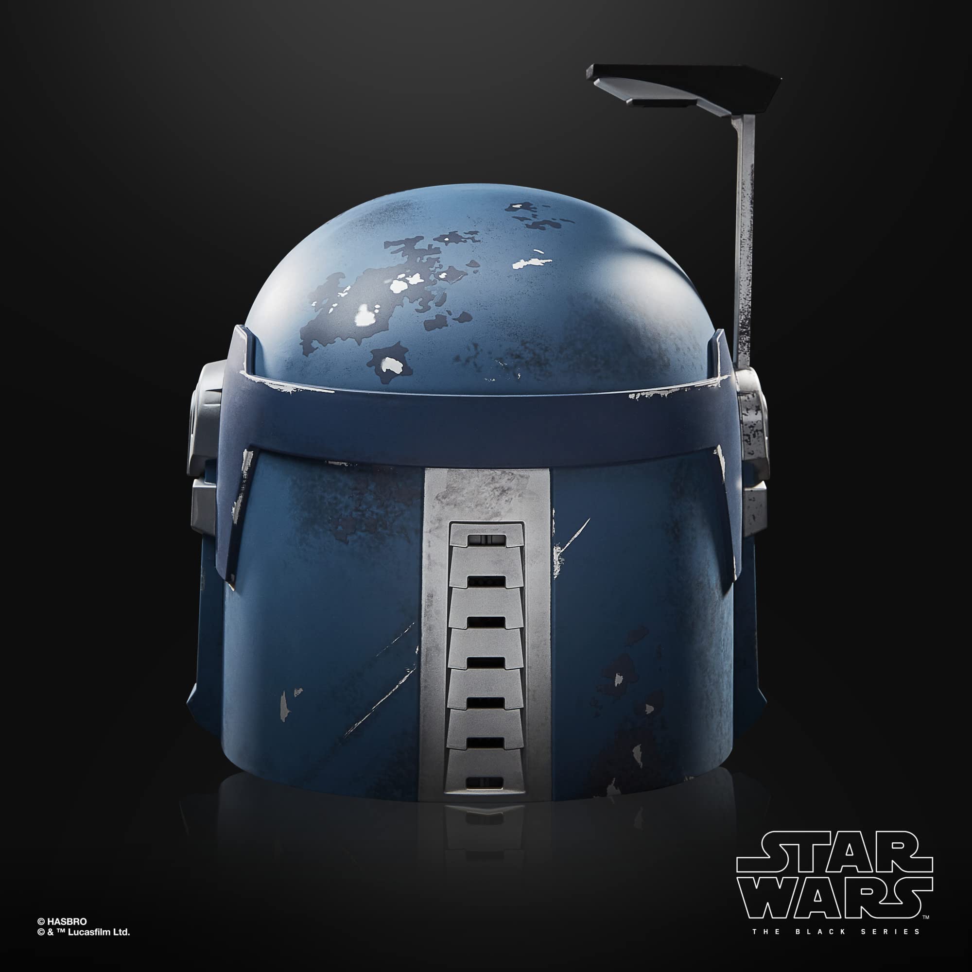 Hasbro Star Wars Bo-Katan helmet captures authentic Mandalore era aesthetics.