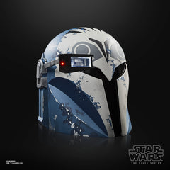 Hasbro Star Wars Bo-Katan helmet for cosplay-ready outfits and photo moments.