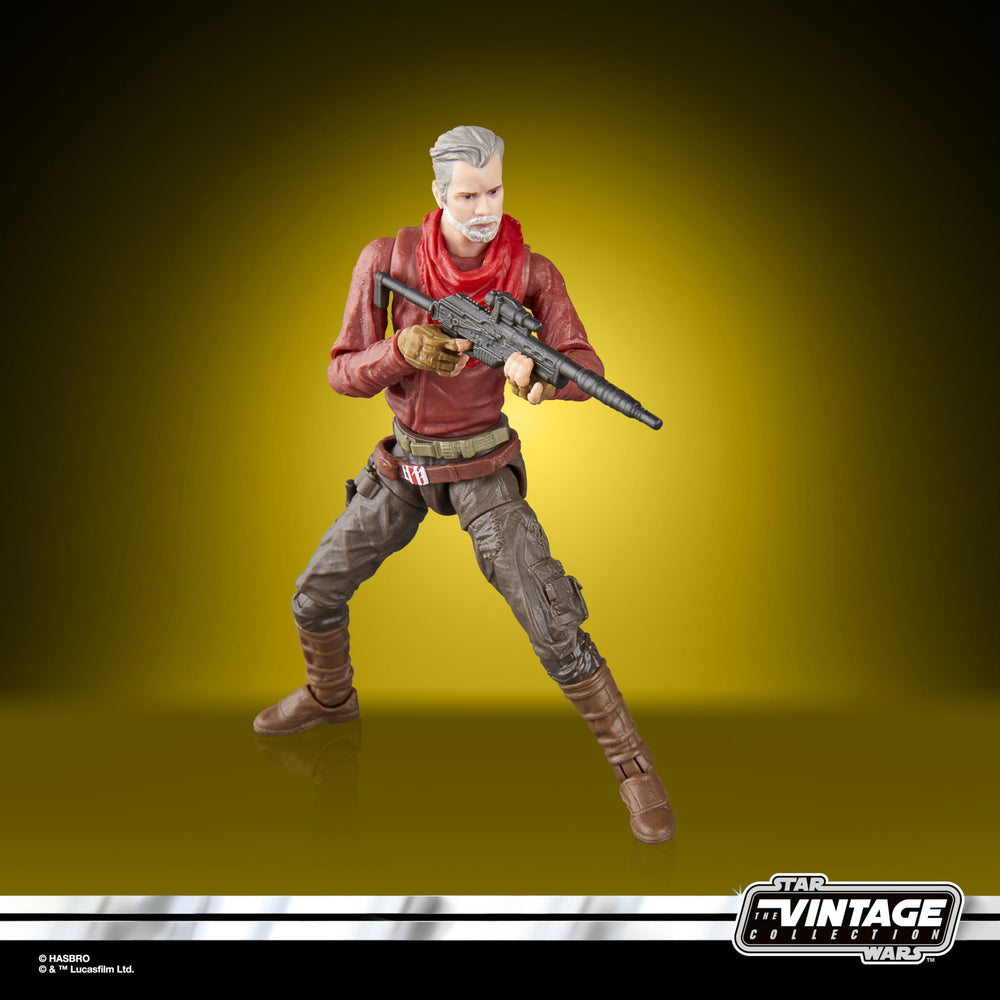 Hasbro Star Wars Cobb Vanth figure detail shot reveals fine sculpt.