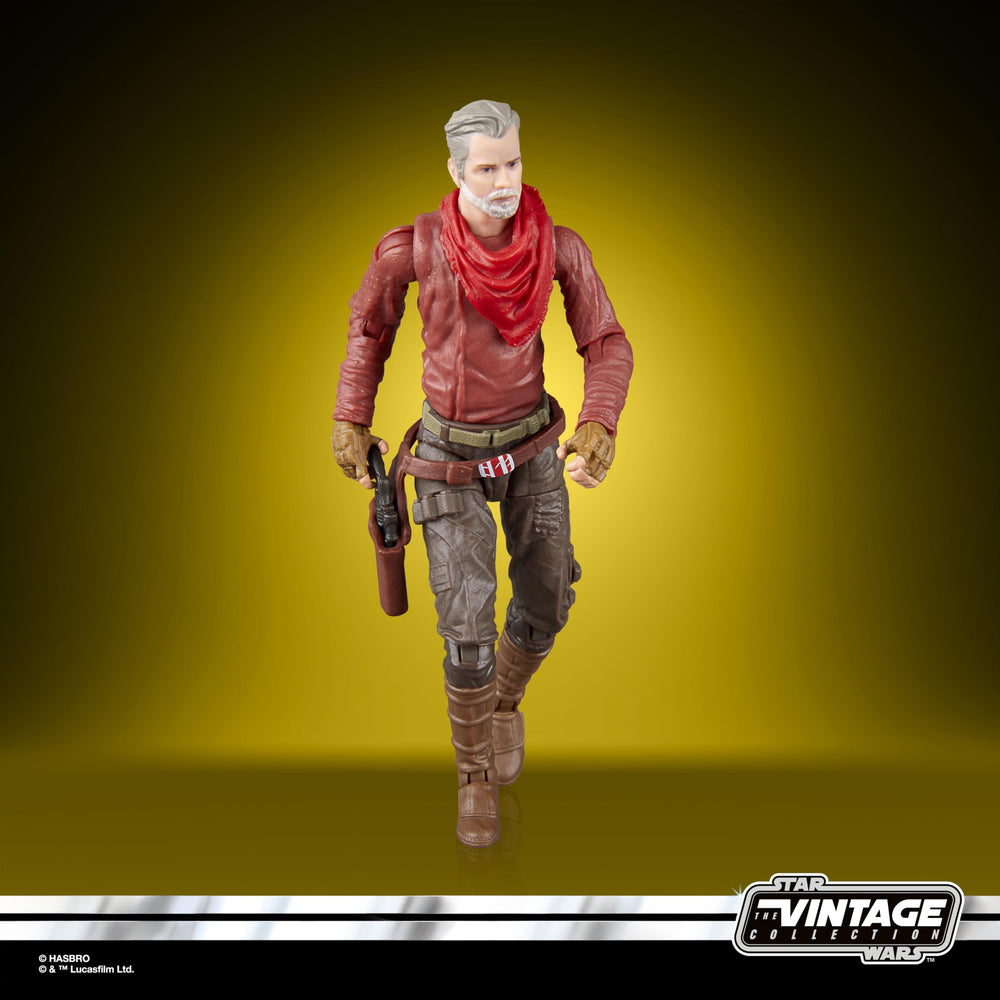 Hasbro Star Wars Cobb Vanth Mos Pelgo tribute pose on display.