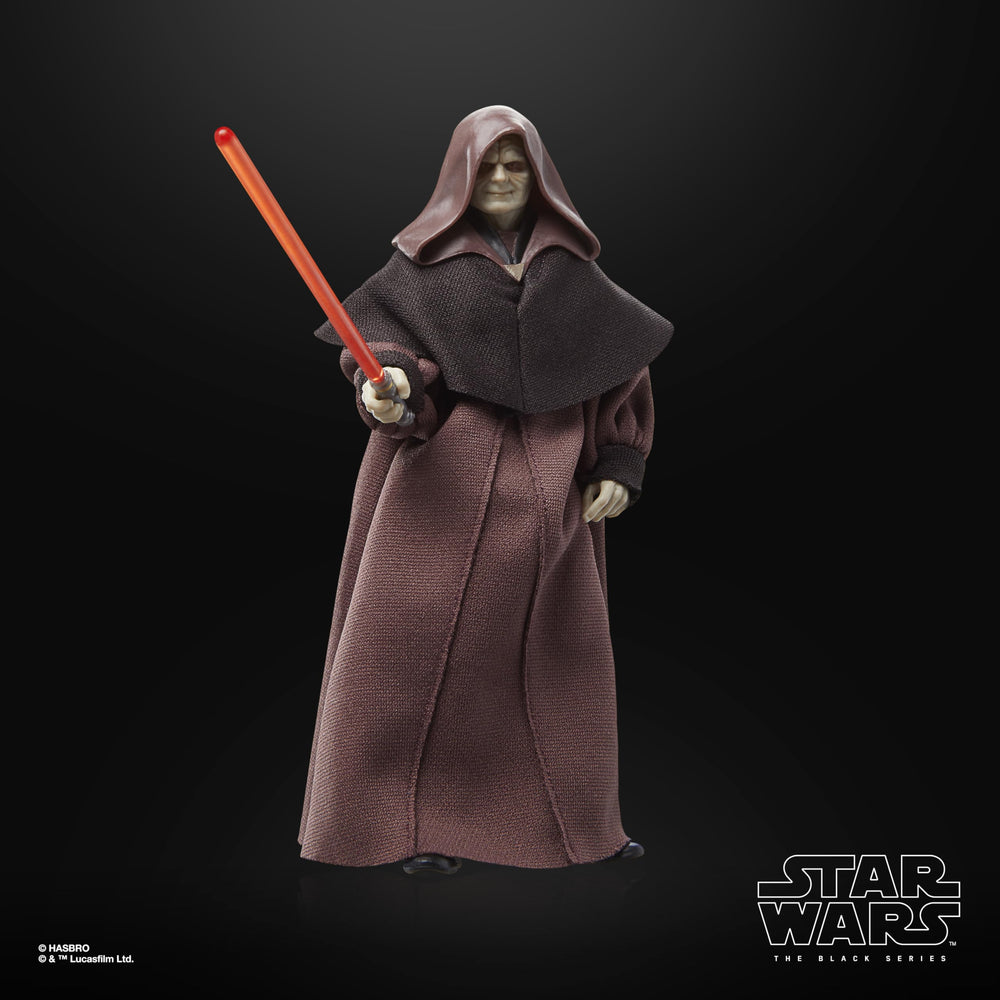 Hasbro Darth Sidious collector display option for shelf setups.