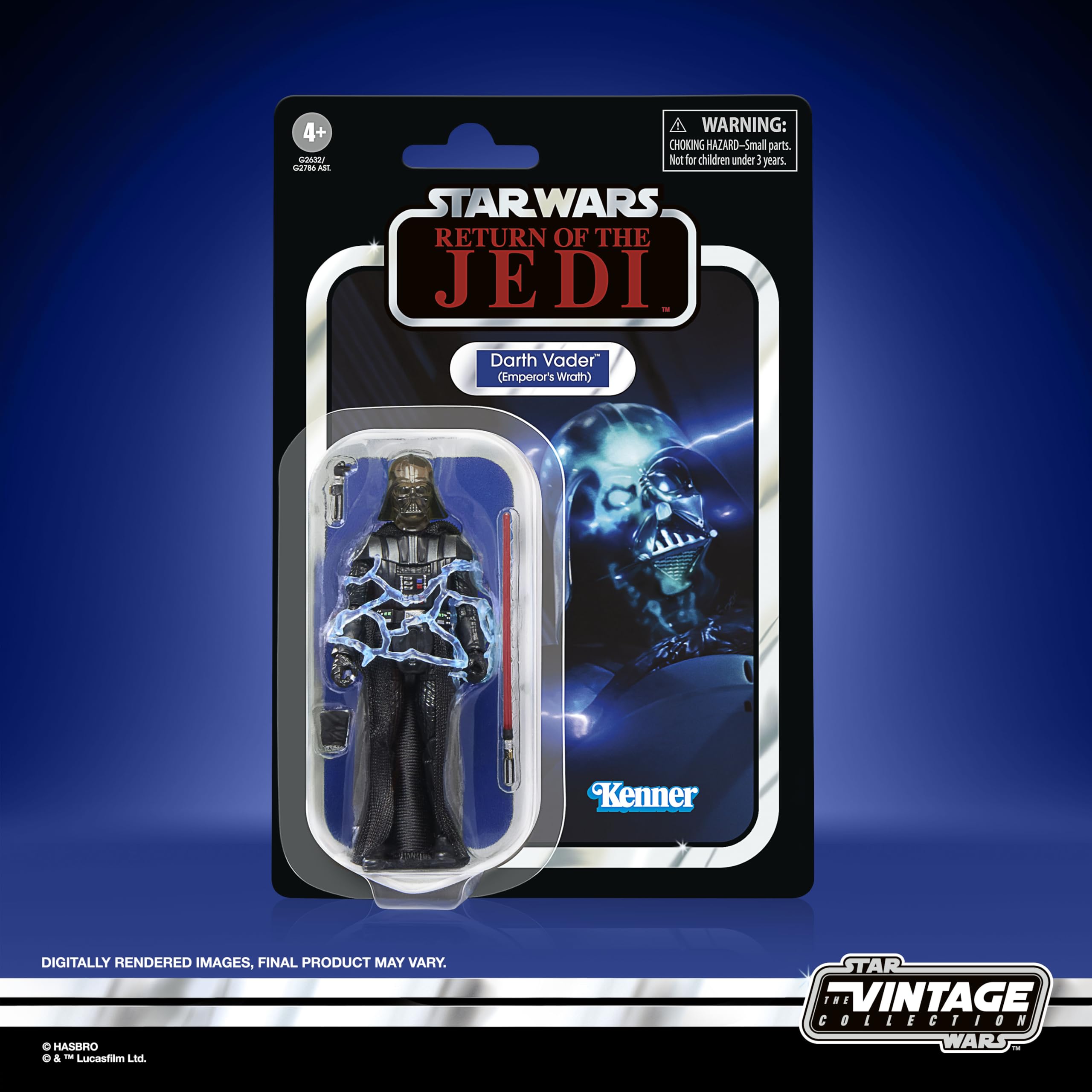 Hasbro STAR WARS Darth Vader Emperor’s Wrath articulation in action pose