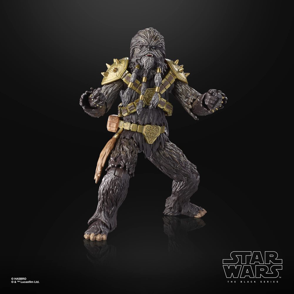 Hasbro Star Wars Krrsantan blaster accessory adds authentic battle-ready detail.