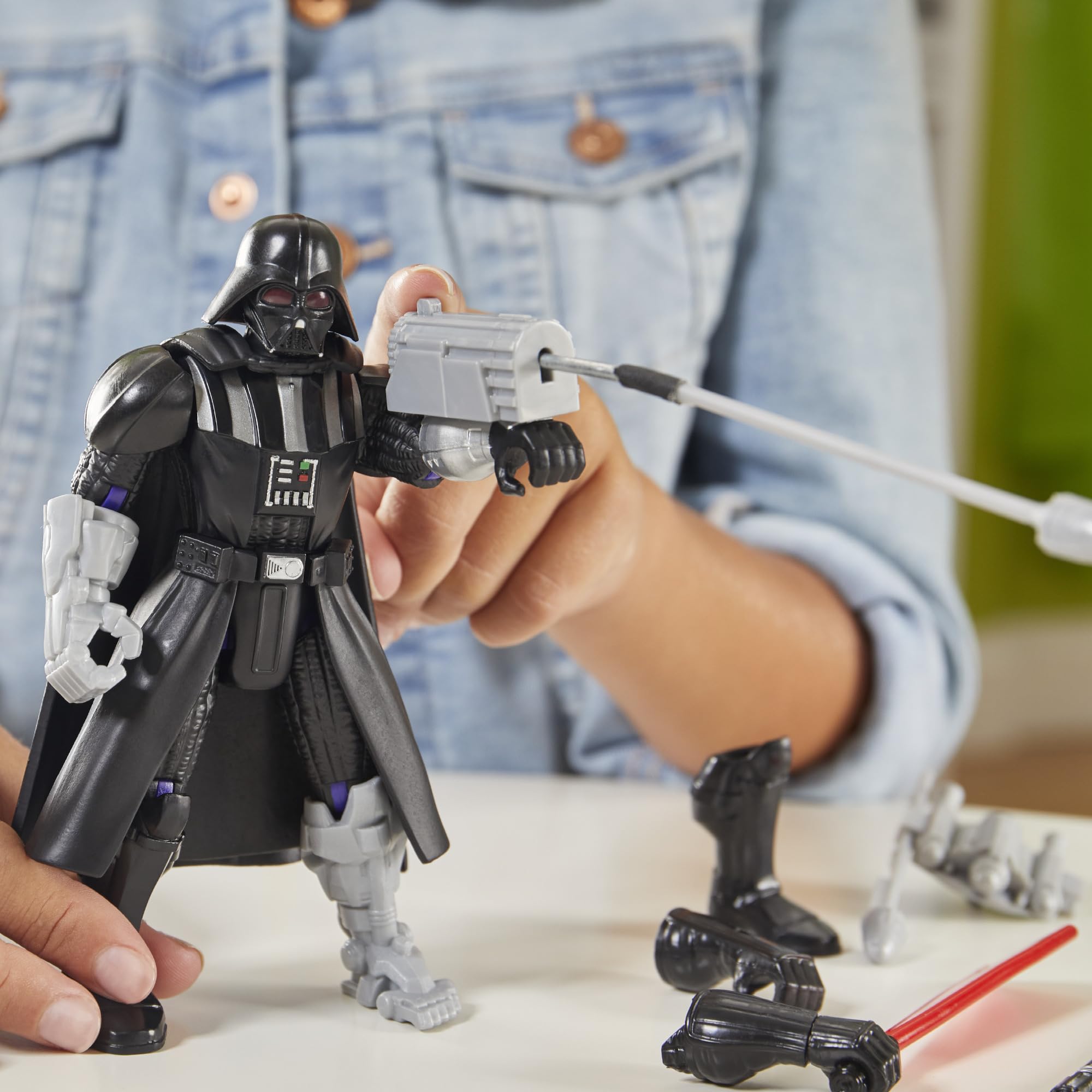 Deluxe figure set designed for creative kids to build heroes
