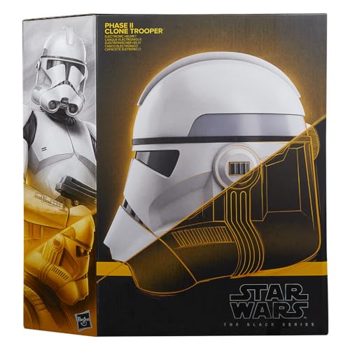 Hasbro Star Wars Phase II Clone Trooper Helmet detailed deco on side profile