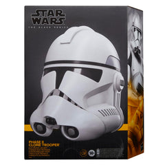 Hasbro Star Wars Phase II Clone Trooper Helmet action pose for roleplay