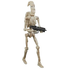 Hasbro Star Wars STAP Battle Droid articulation supports dynamic poses.