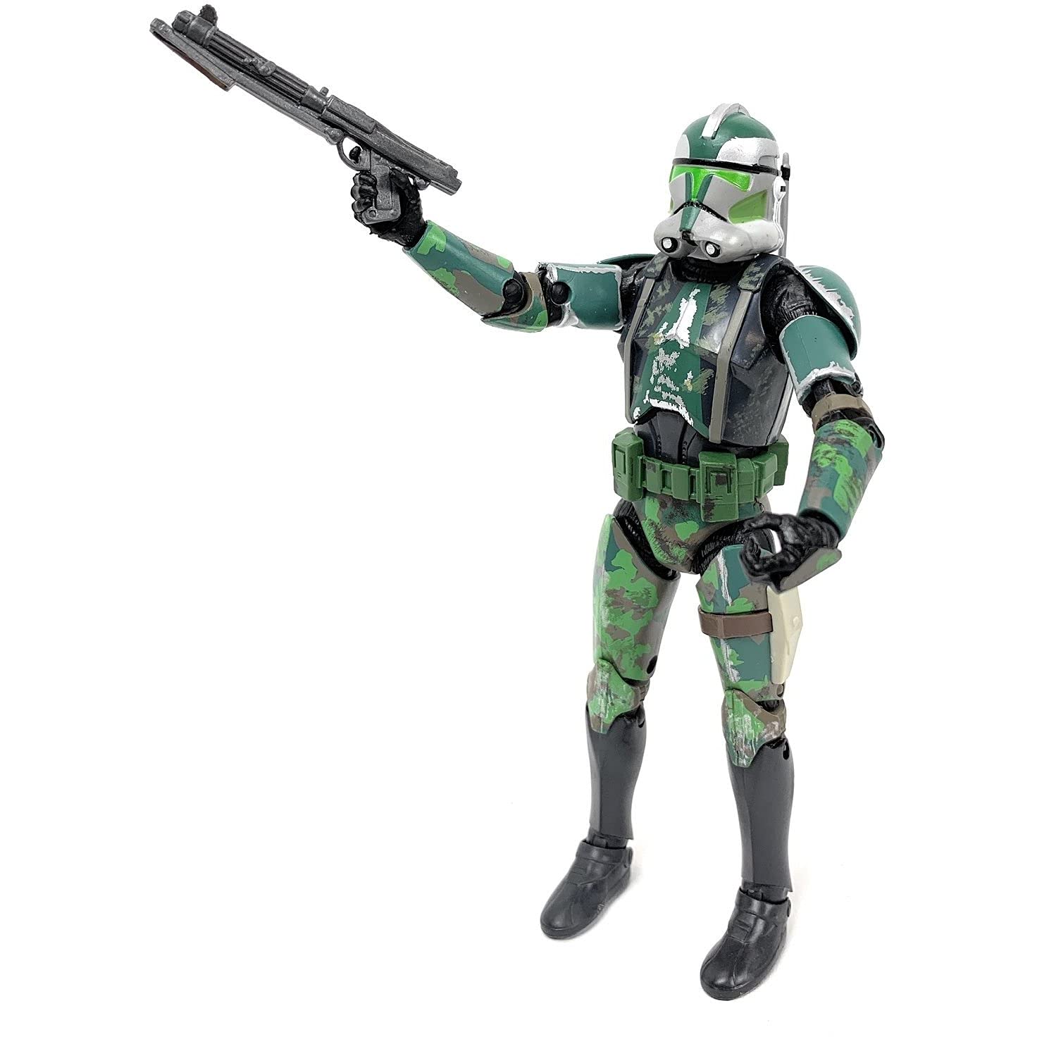 Hasbro Star Wars The Black Series Commander Gree 6-inch figure, back view.