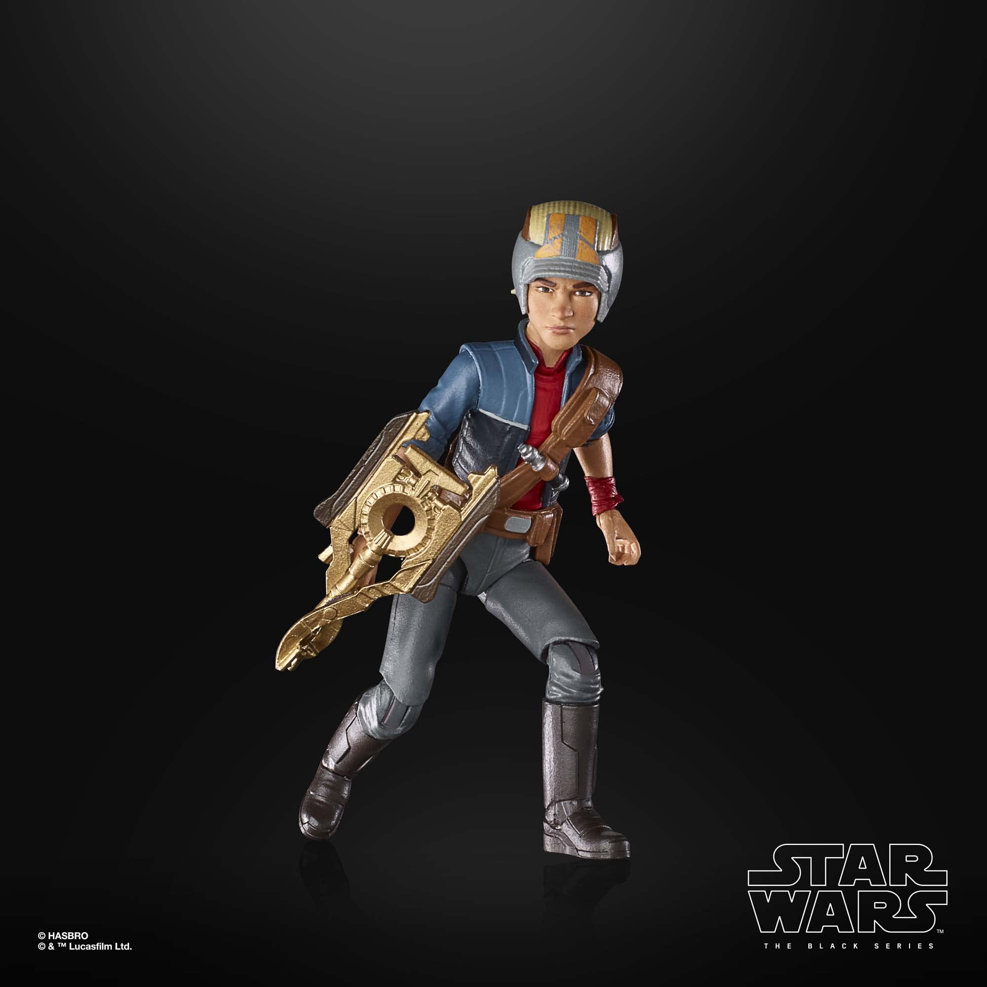Hasbro STAR WARS Omega Mercenary Gear figure, 6-inch scale, collectors' friendly size.