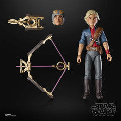Hasbro STAR WARS Omega Mercenary Gear figure, energy bow accessory, ready for action scenes.