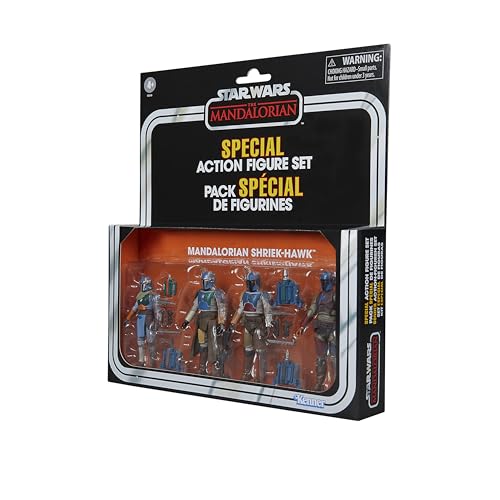 Hasbro Star Wars Shriek-Hawk 4-Pack with 13 accessories for scene recreations.