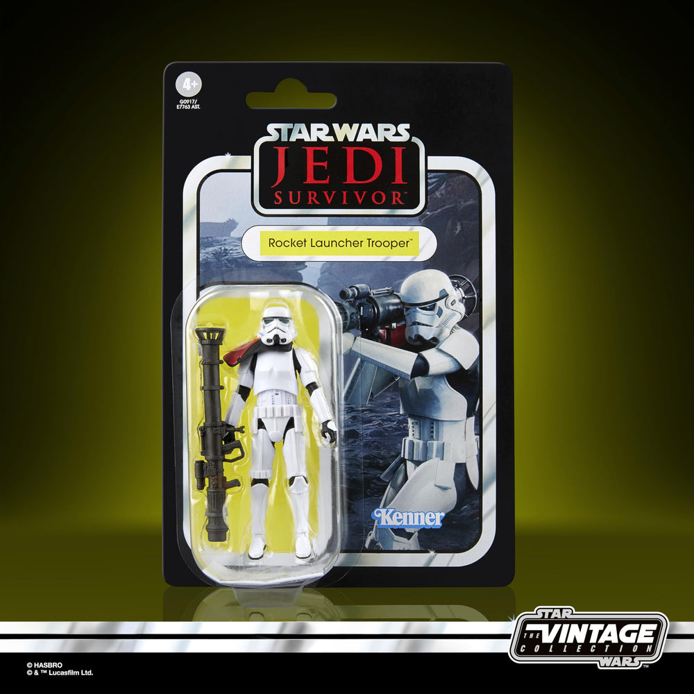 Hasbro Star Wars Vintage Collection Rocket Launcher Trooper articulation posing