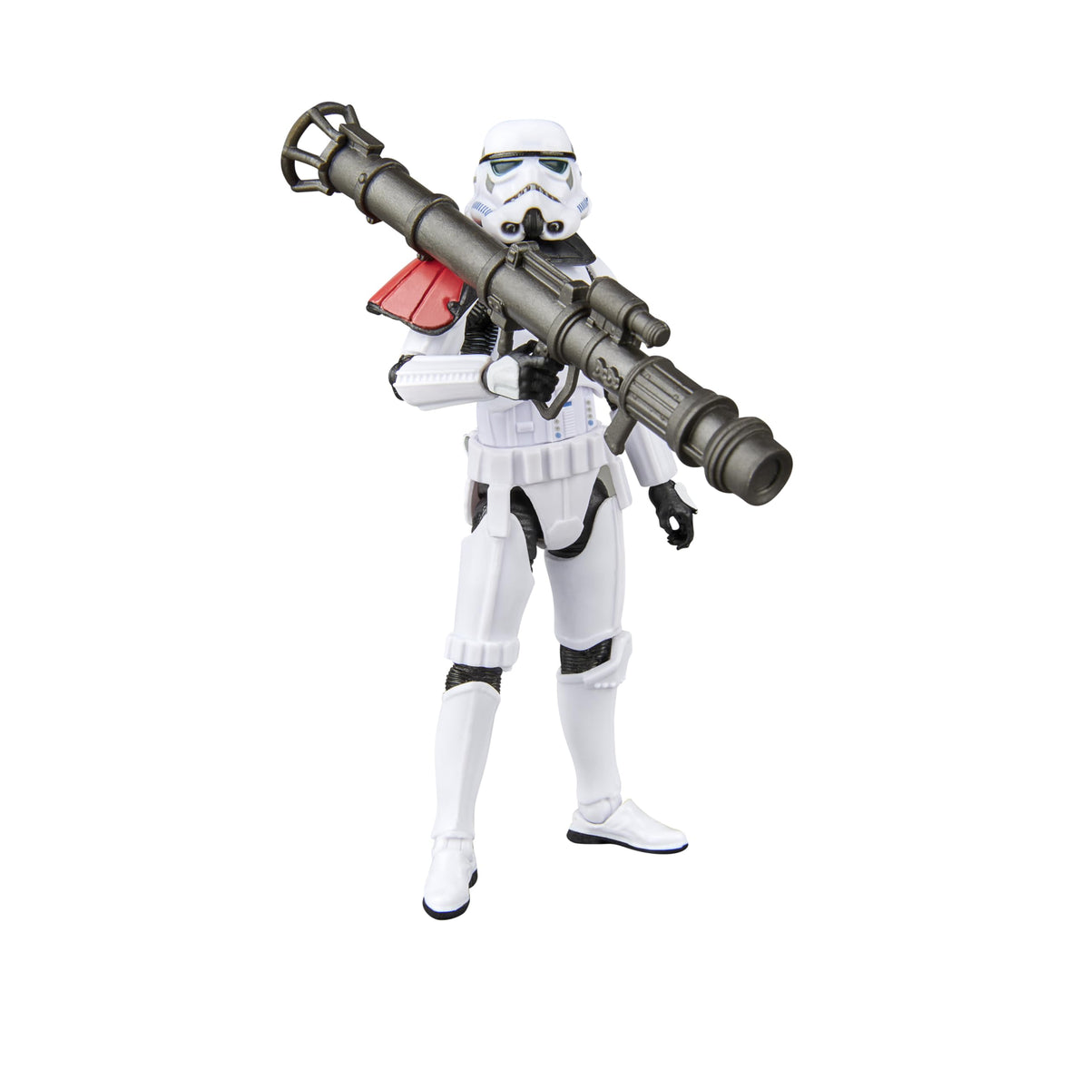Hasbro Star Wars Vintage Collection Rocket Launcher Trooper front view with premium deco