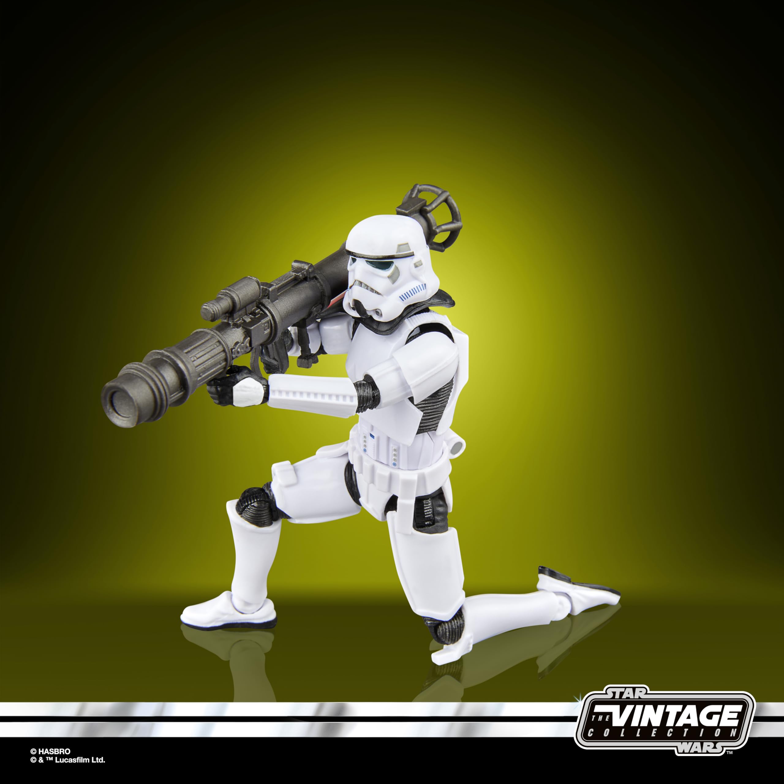 Hasbro Star Wars Vintage Collection Rocket Launcher Trooper Kenner-inspired packaging