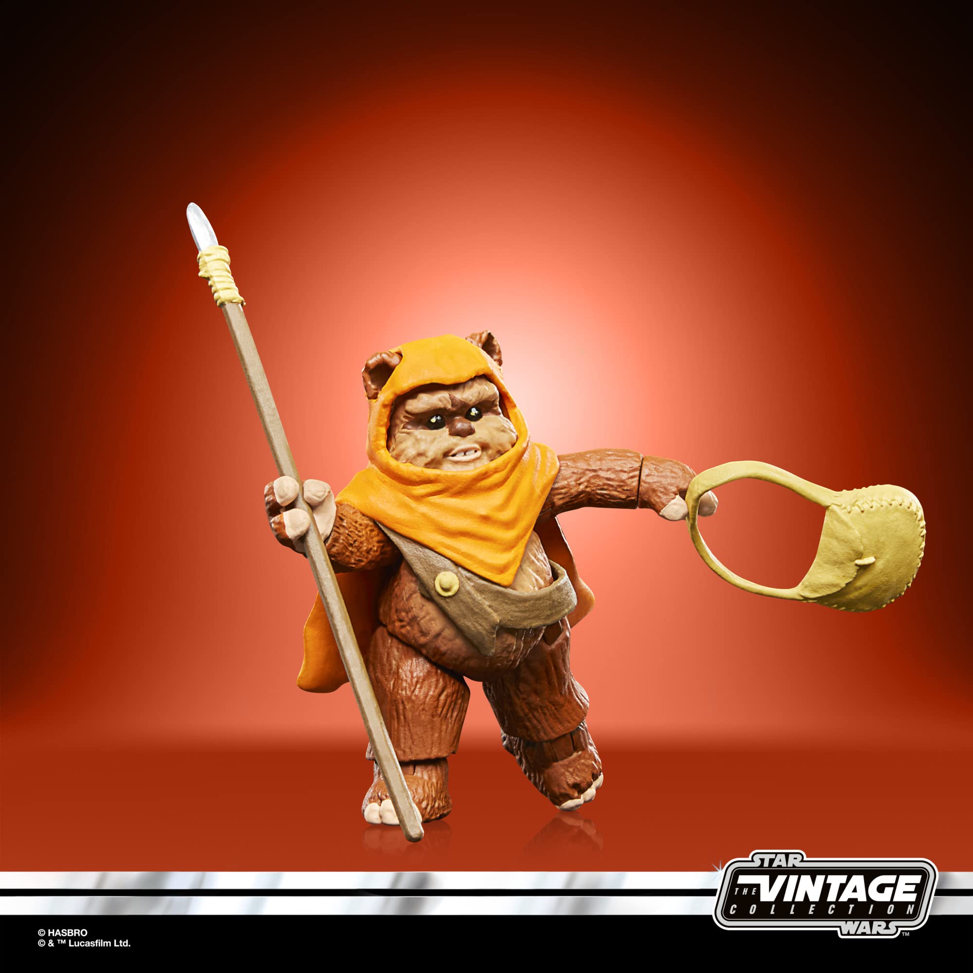 Hasbro Star Wars Wicket W. Warrick Kneesaa figure side view reveal