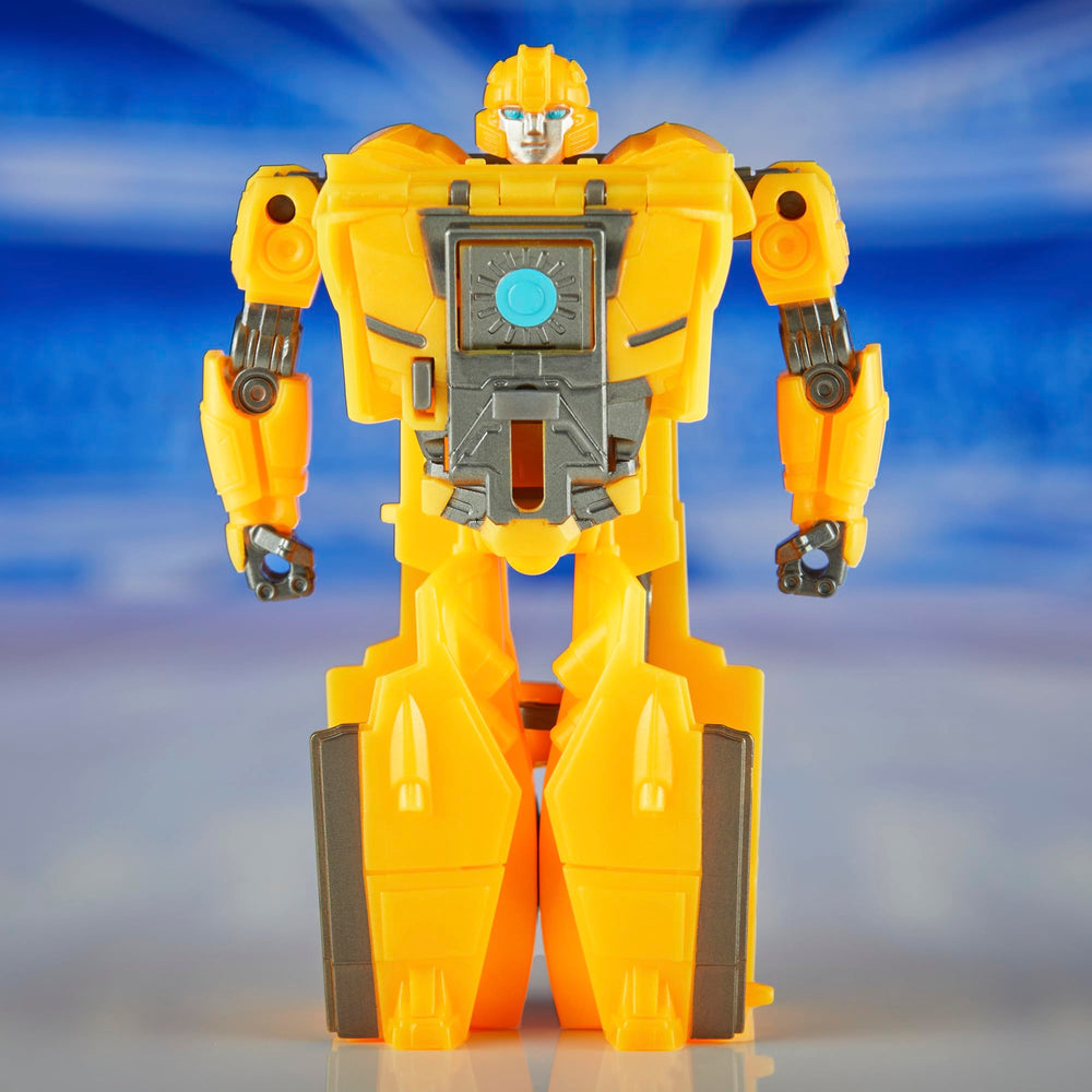 Hasbro Transformers One Cog Changer Bumblebee 1-step transformation in action.