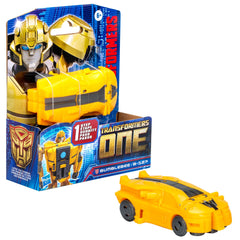 Hasbro Transformers One Cog Changer Bumblebee robot for action play.