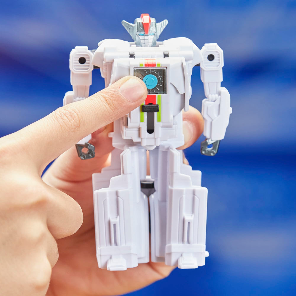 Wheeljack in Cybertronian car mode for imaginative battles