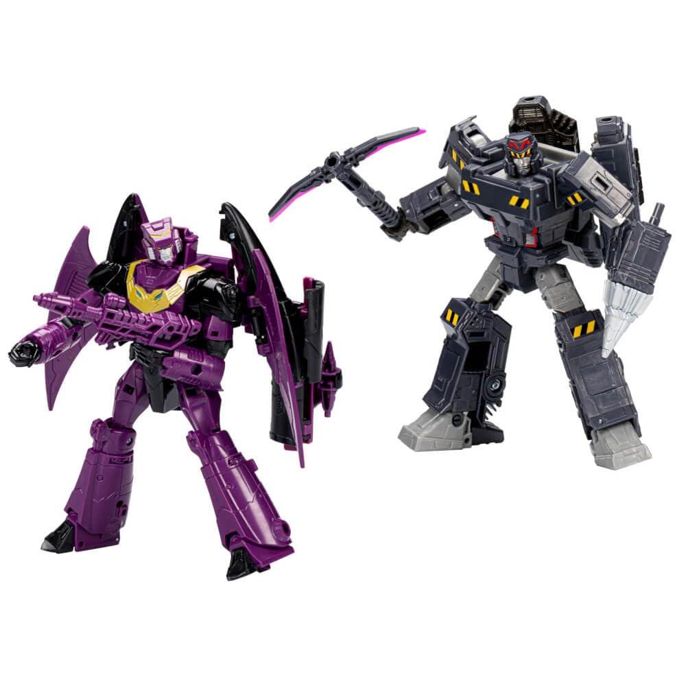 Hasbro Transformers Rise of Tyranny 2-Pack Miner Megatron robot mode for display and play.
