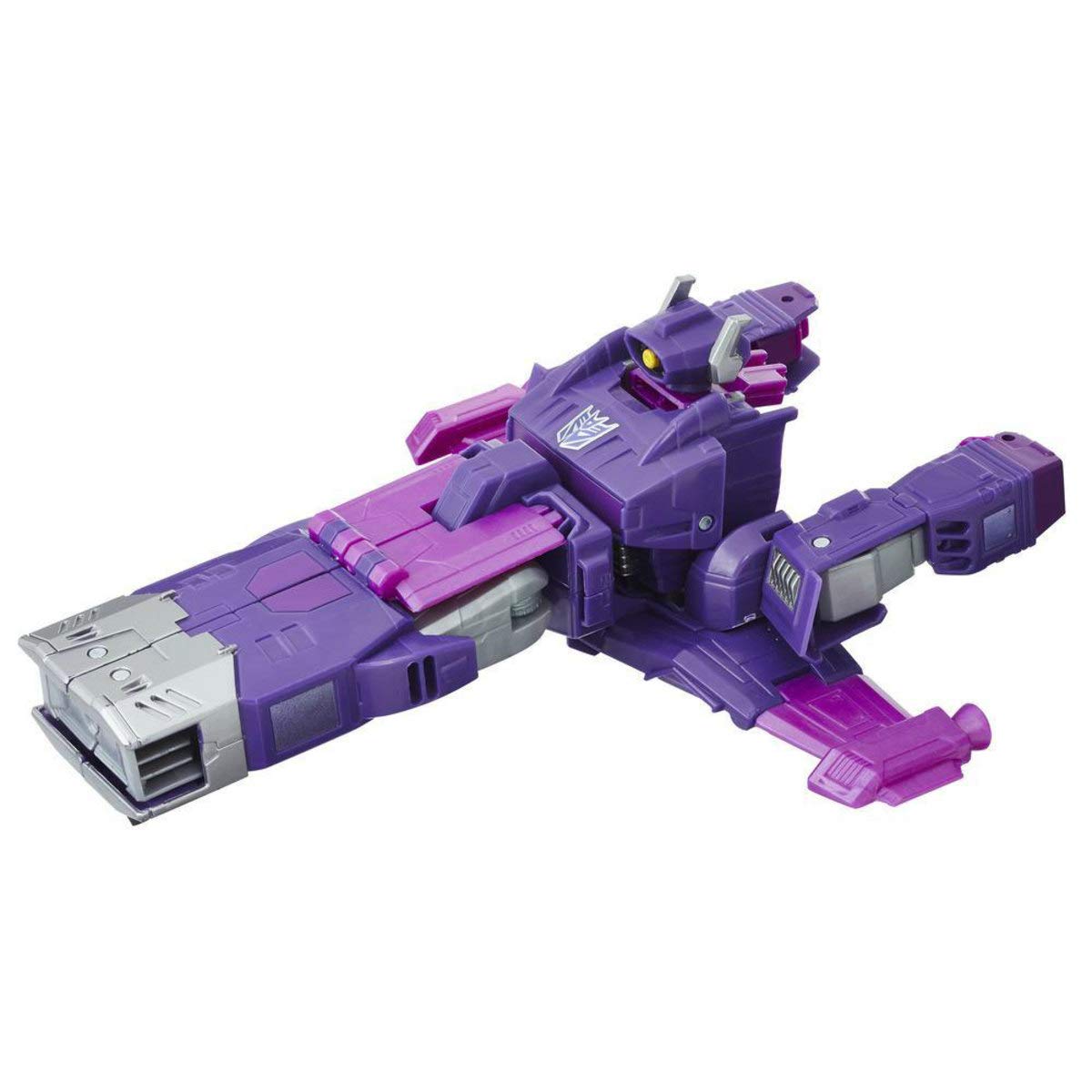 Hasbro Transformers Shockwave vehicle mode ready for imaginative battles.