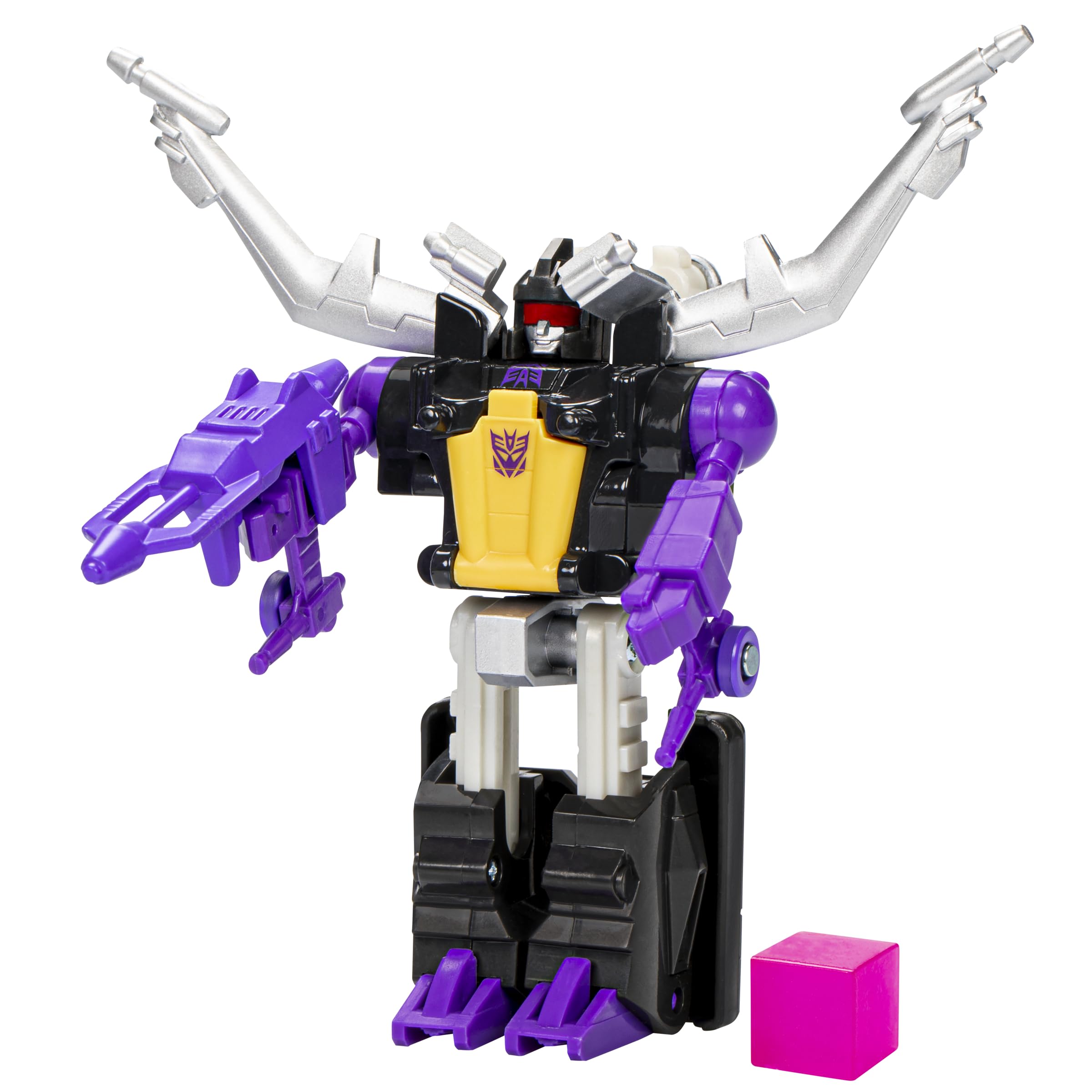 Hasbro Transformers Shrapnel beetle-to-robot figure in classic G1 styling for display and play