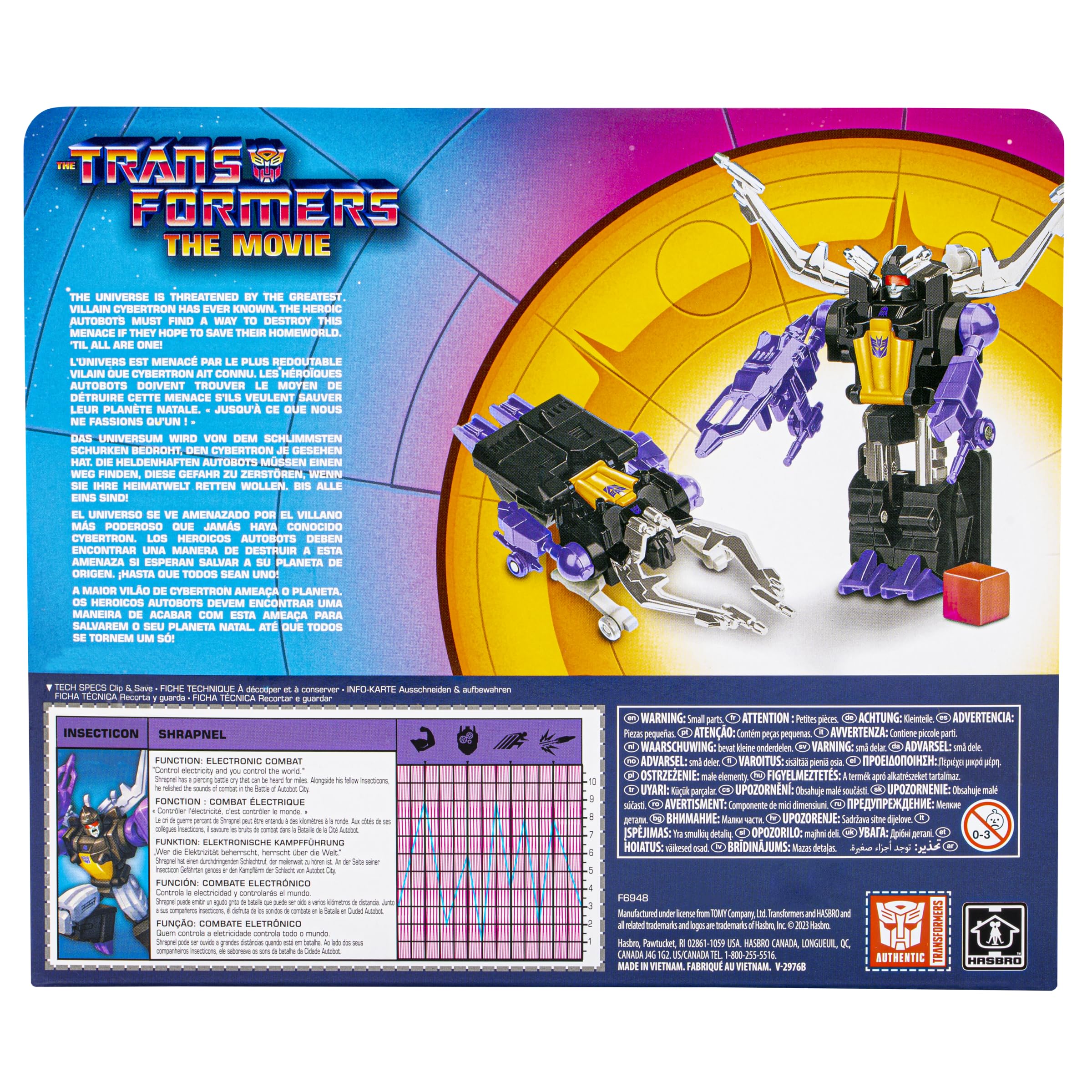 Tech specs on-pack let fans compare strengths with other figures