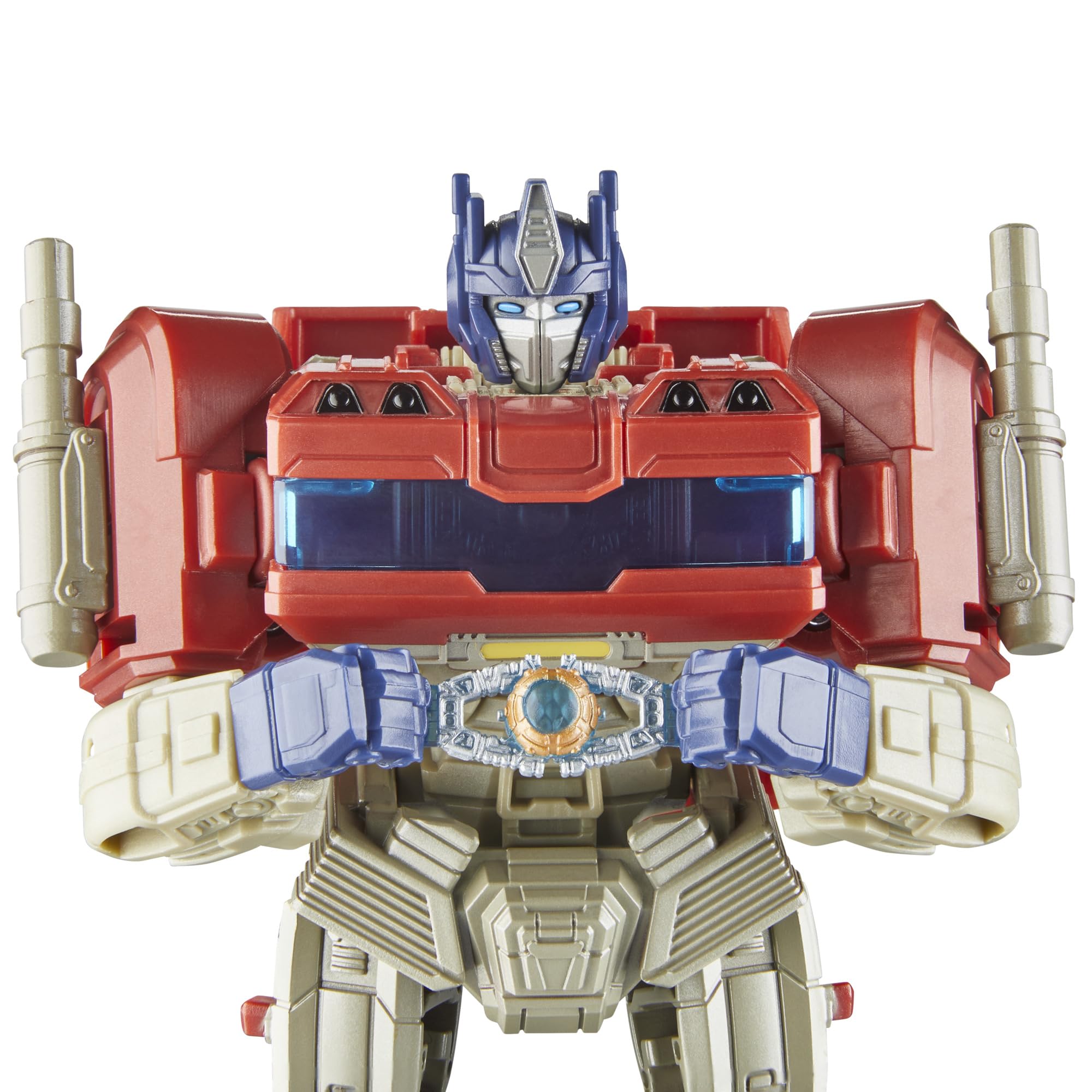 Movie-inspired deco highlights core Transformers universe details.