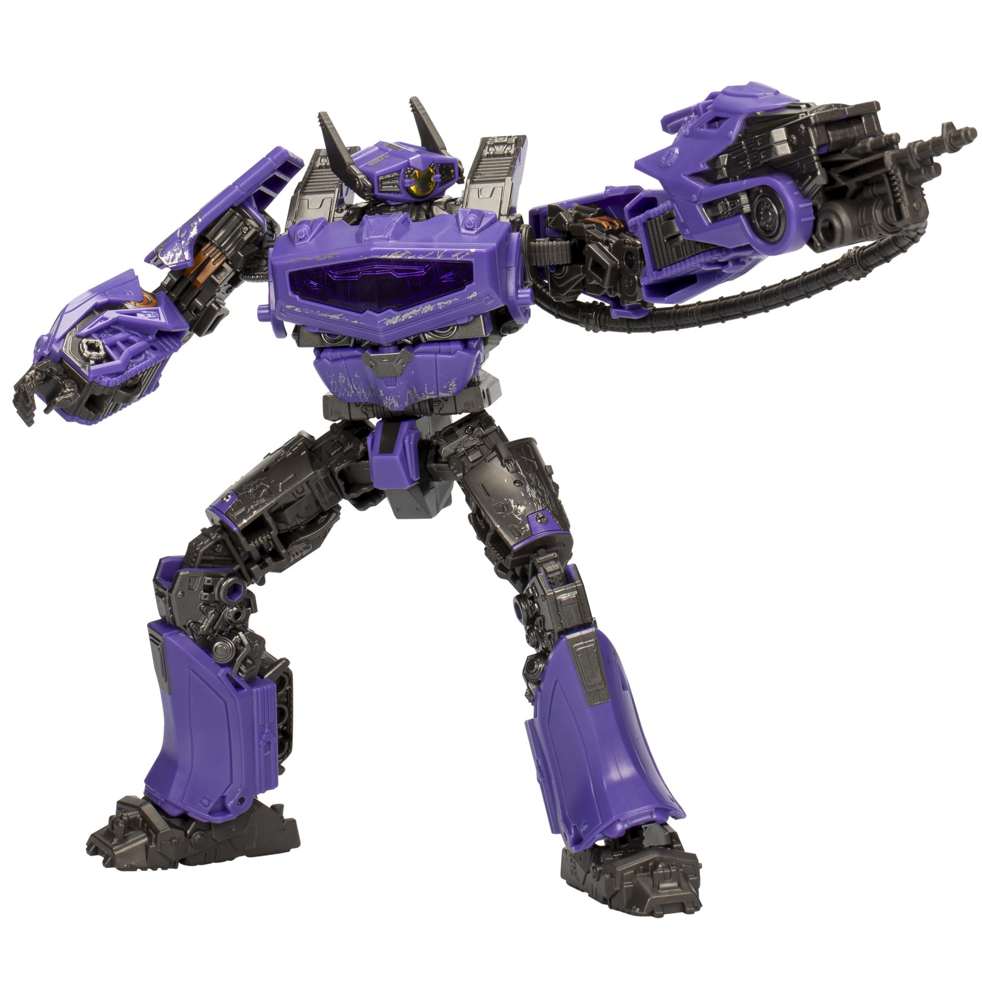 Hasbro Transformers Studio Series Shockwave figure front view for display and collection