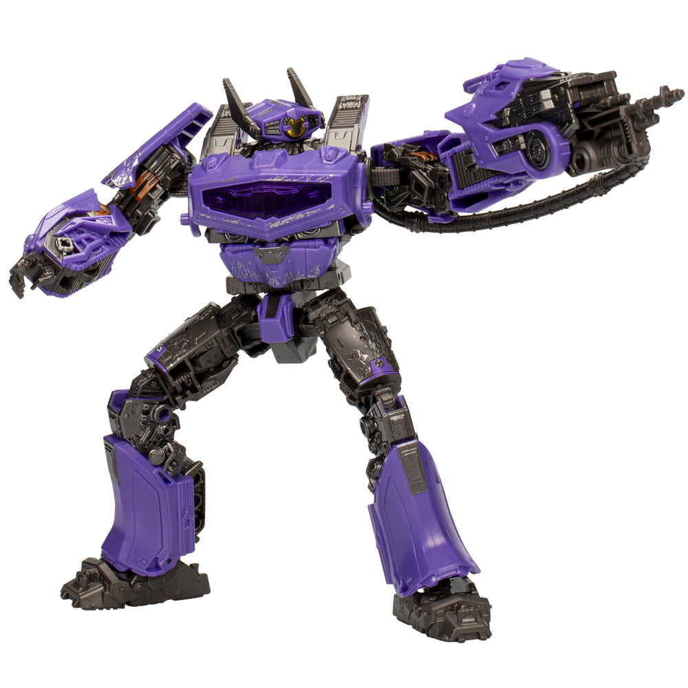 Hasbro Transformers Studio Series Shockwave figure front view for display and collection