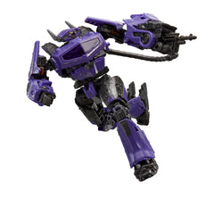 Hasbro Transformers Studio Series Shockwave figure posed in action for dynamic display