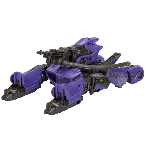 Hasbro Transformers Studio Series Shockwave figure transformation steps highlight 22-step detail