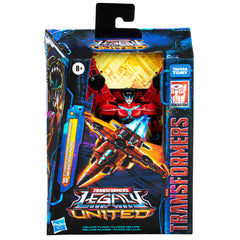 Hasbro Windblade in jet mode ready for flight poses and imaginative play.